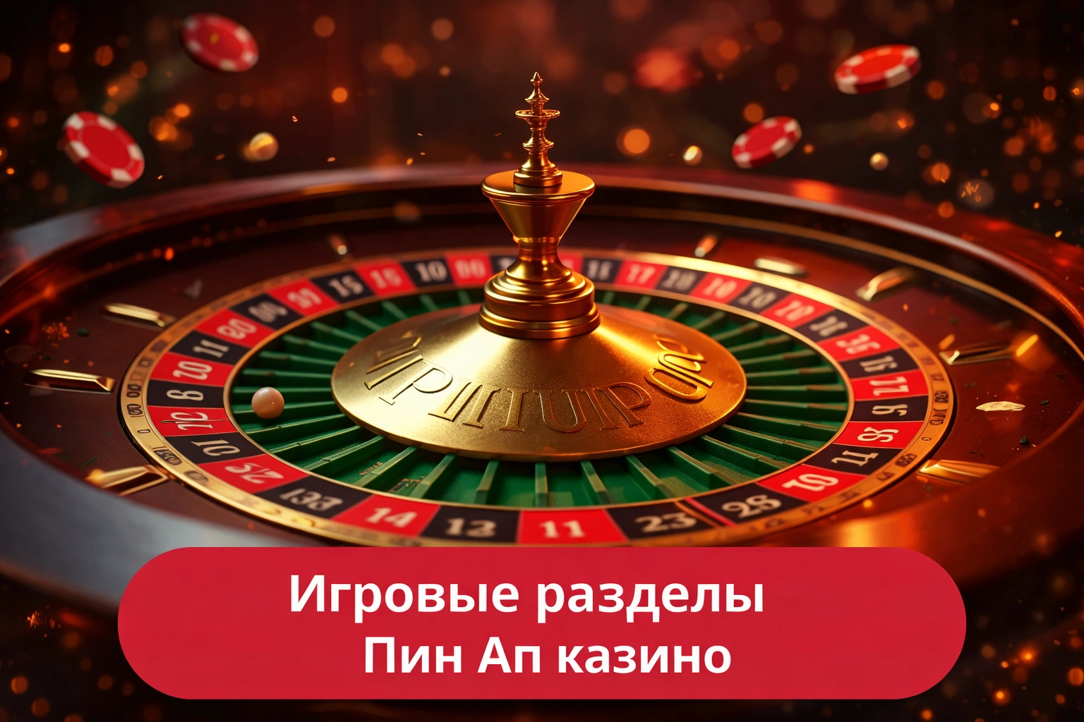 Игровые разделы Пин Ап казино